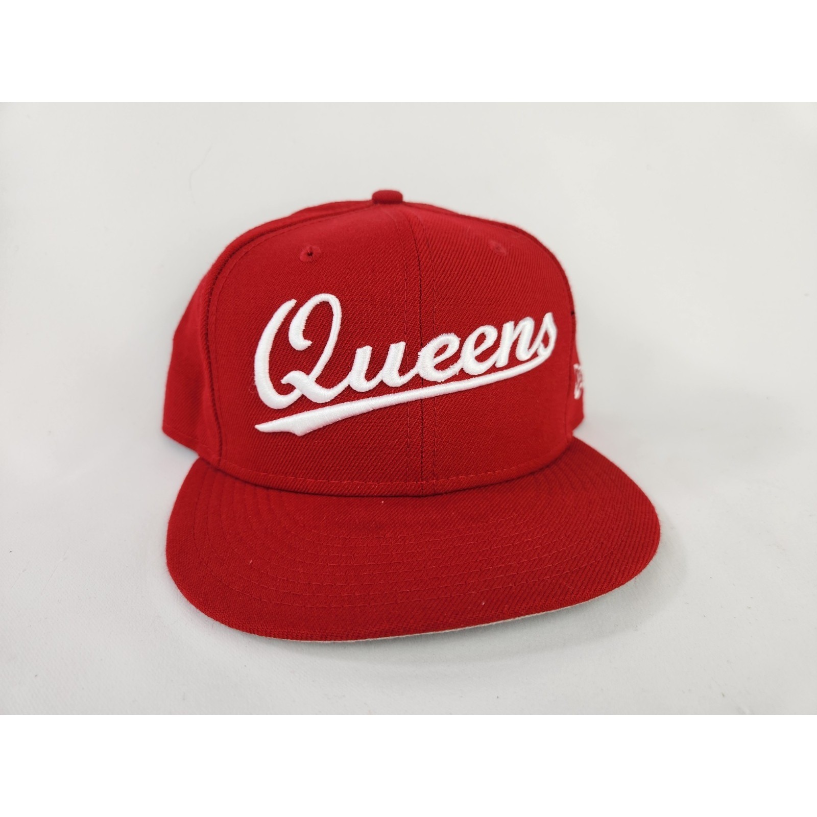 New Era 59fifty Queens Red Snapback Hat New York Nyc Cap